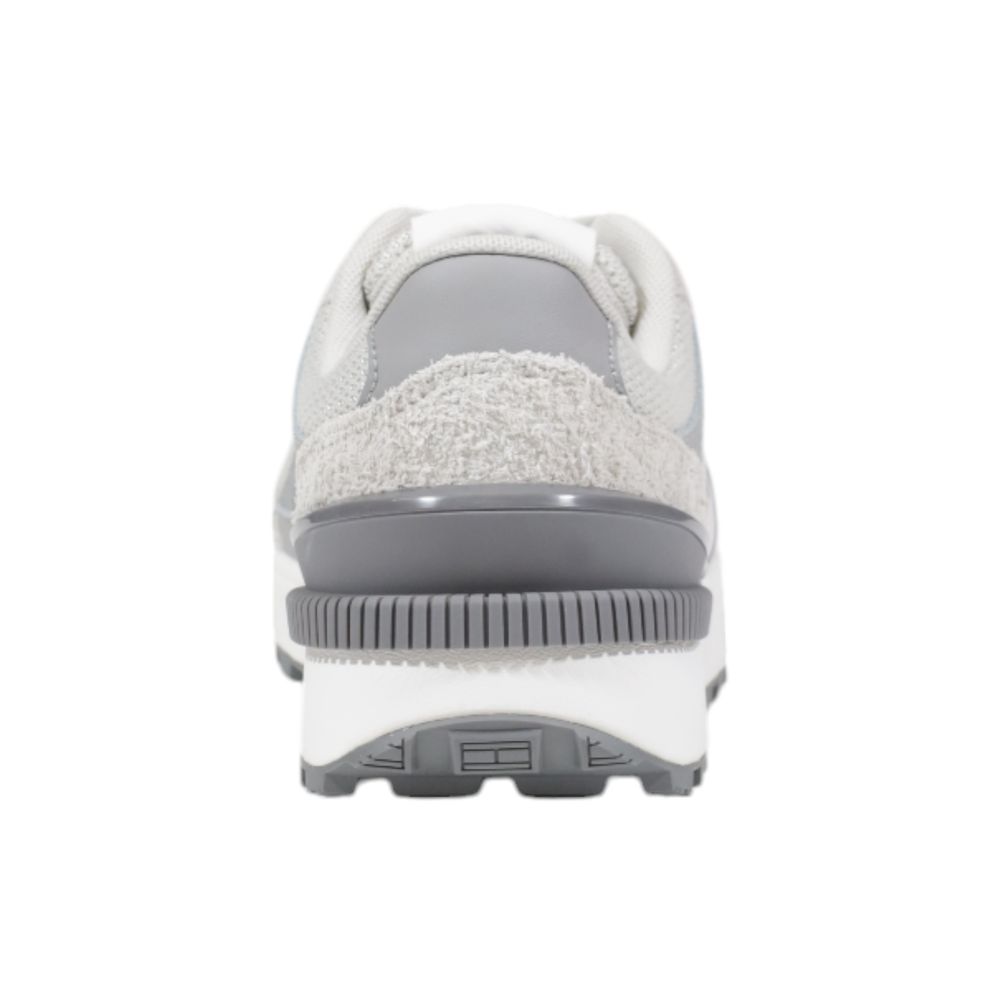 Tommy Hilfiger Jeans Graue Wildleder-Sneaker im Athletic-Look