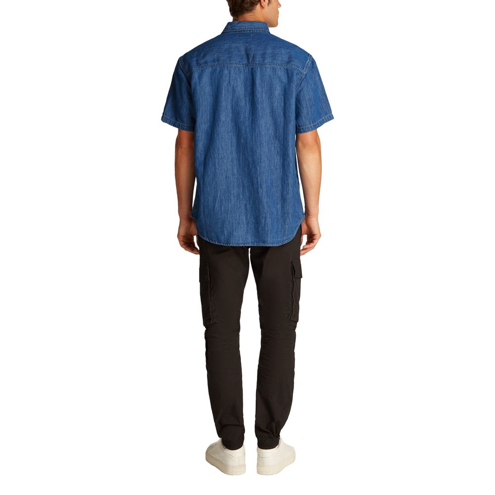Calvin Klein Jeans Blaues Denim-Hemd