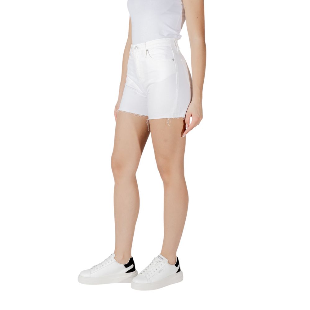 Calvin Klein Jeans Weiße Baumwollshorts