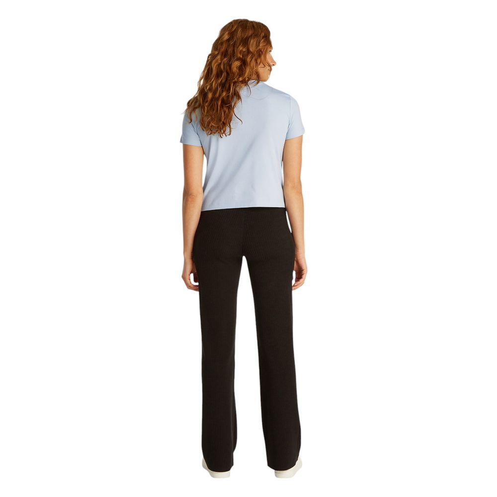 Calvin Klein Jeans Blaues T-Shirt aus recycelter Baumwolle