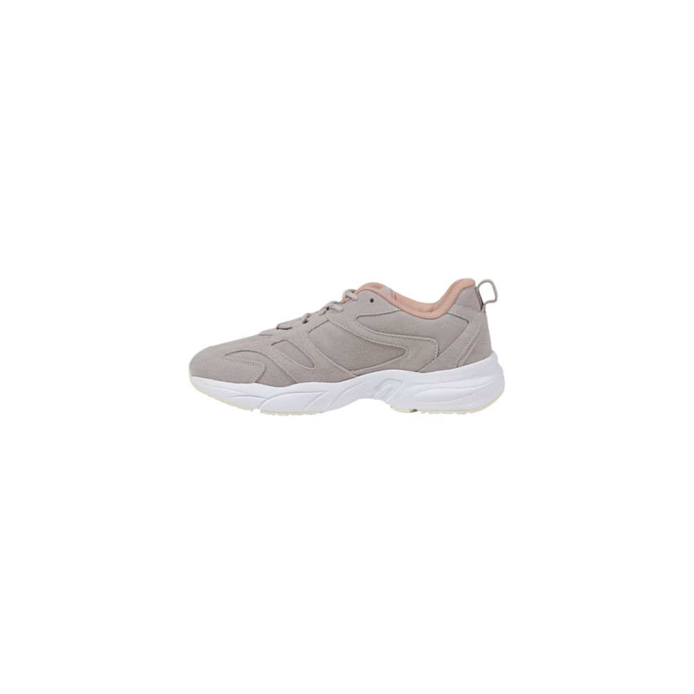 Calvin Klein Jeans Graue Kunstleder Sneaker