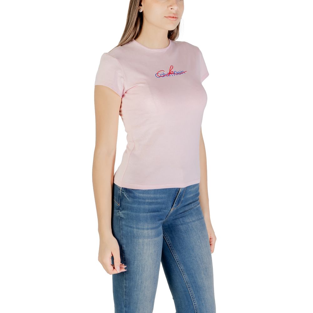 Calvin Klein Jeans Mehrfarbiges T-Shirt aus recycelter Baumwolle