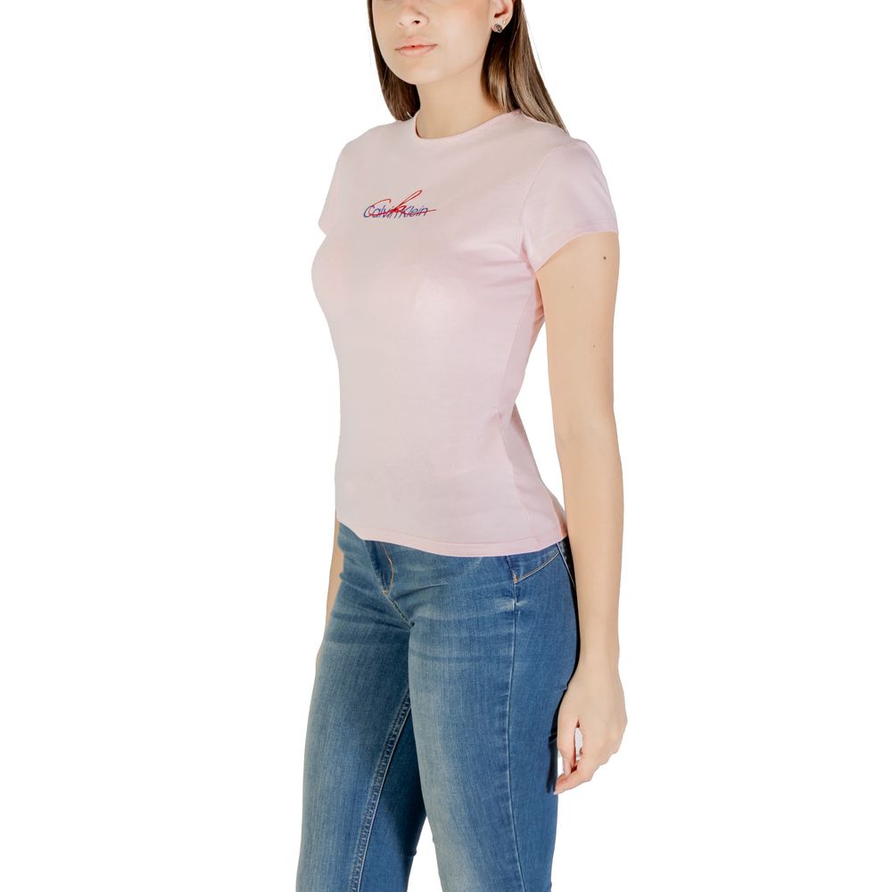 Calvin Klein Jeans Mehrfarbiges T-Shirt aus recycelter Baumwolle