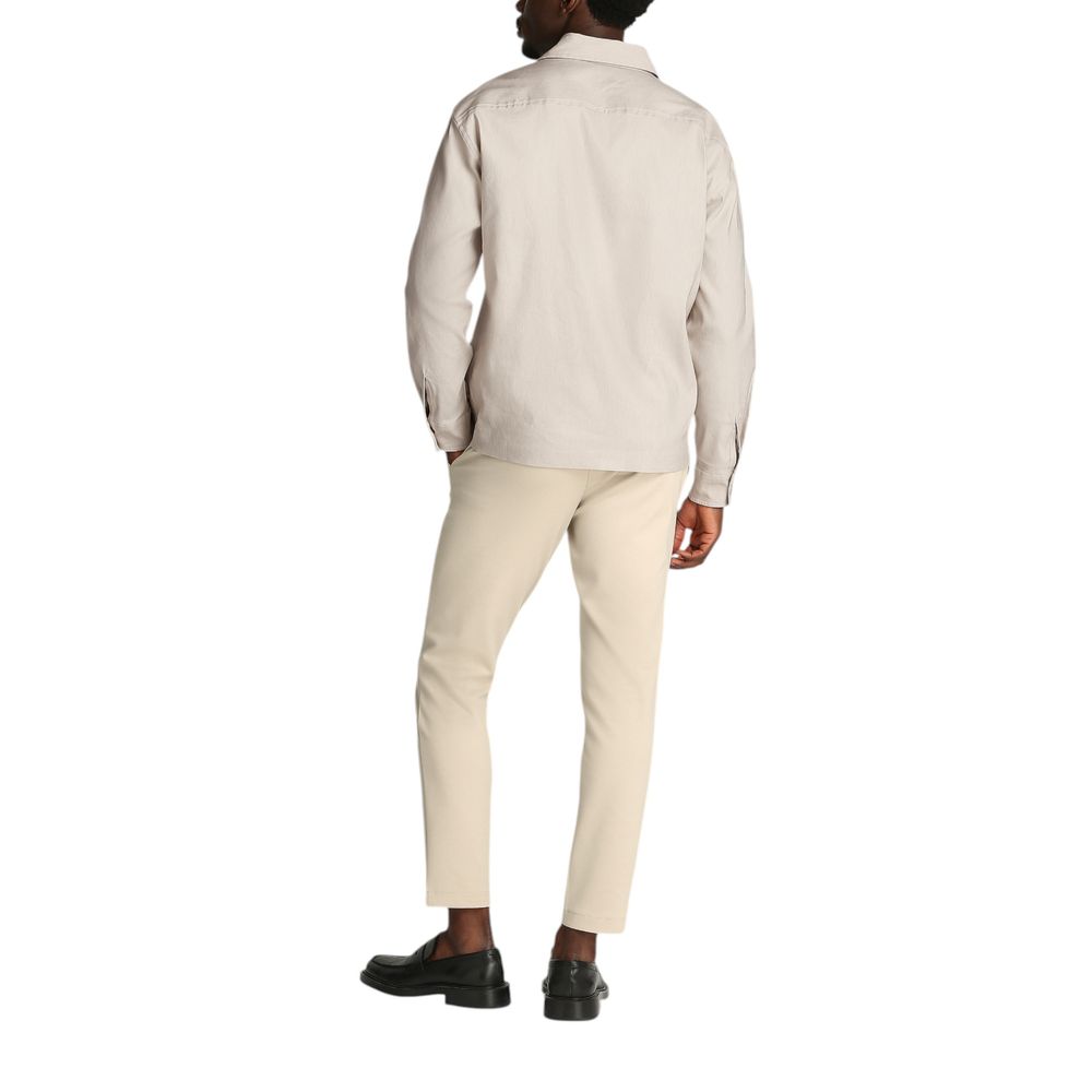 Calvin Klein Beige Lyocell-Hemd