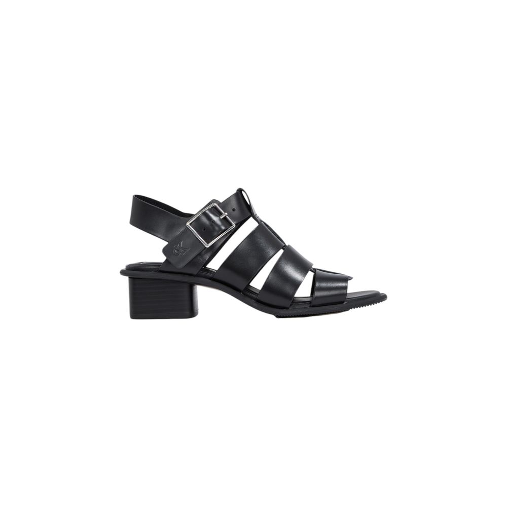 Calvin Klein Jeans Schwarze Sandalen aus Polyester