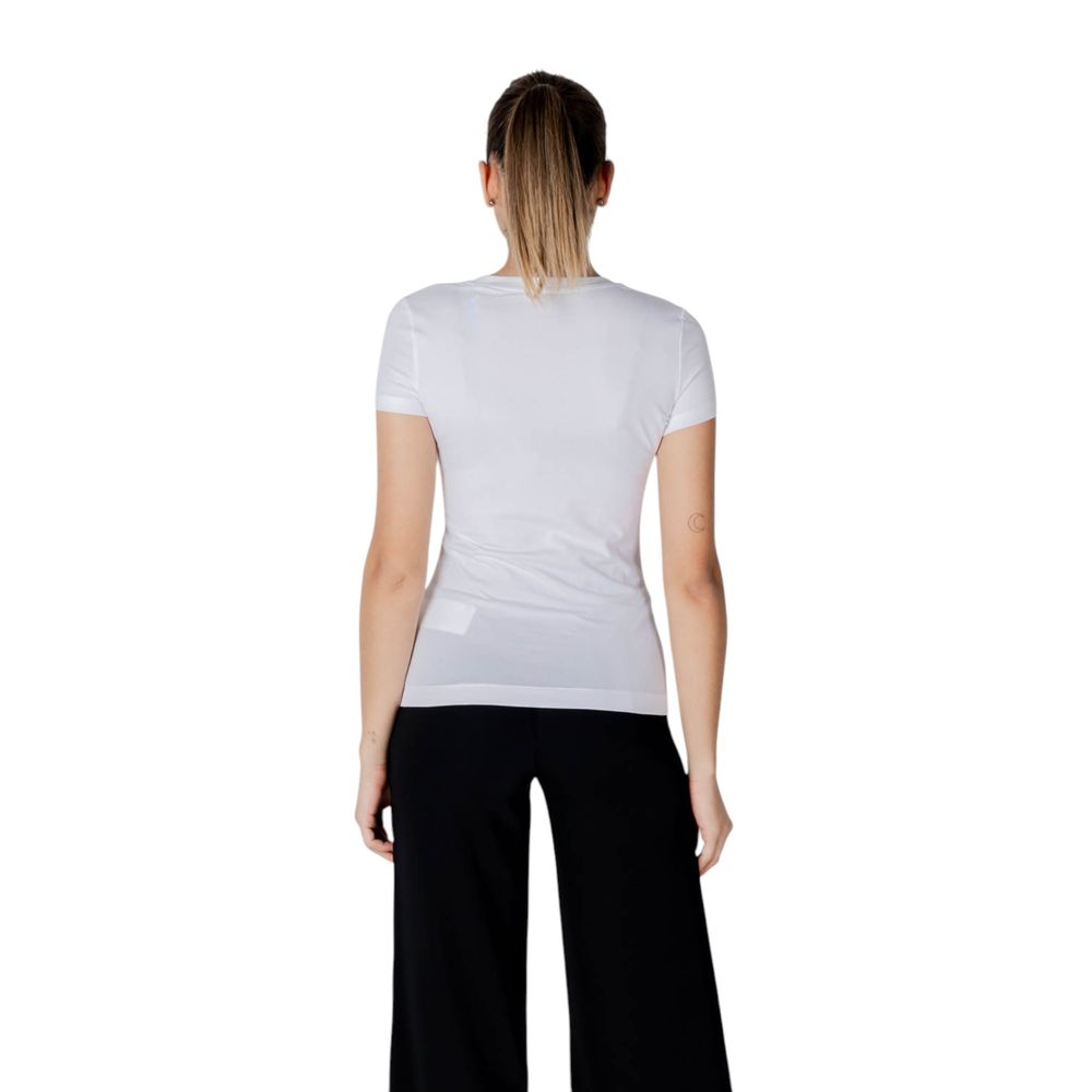 Guess Weißes Baumwoll-T-Shirt