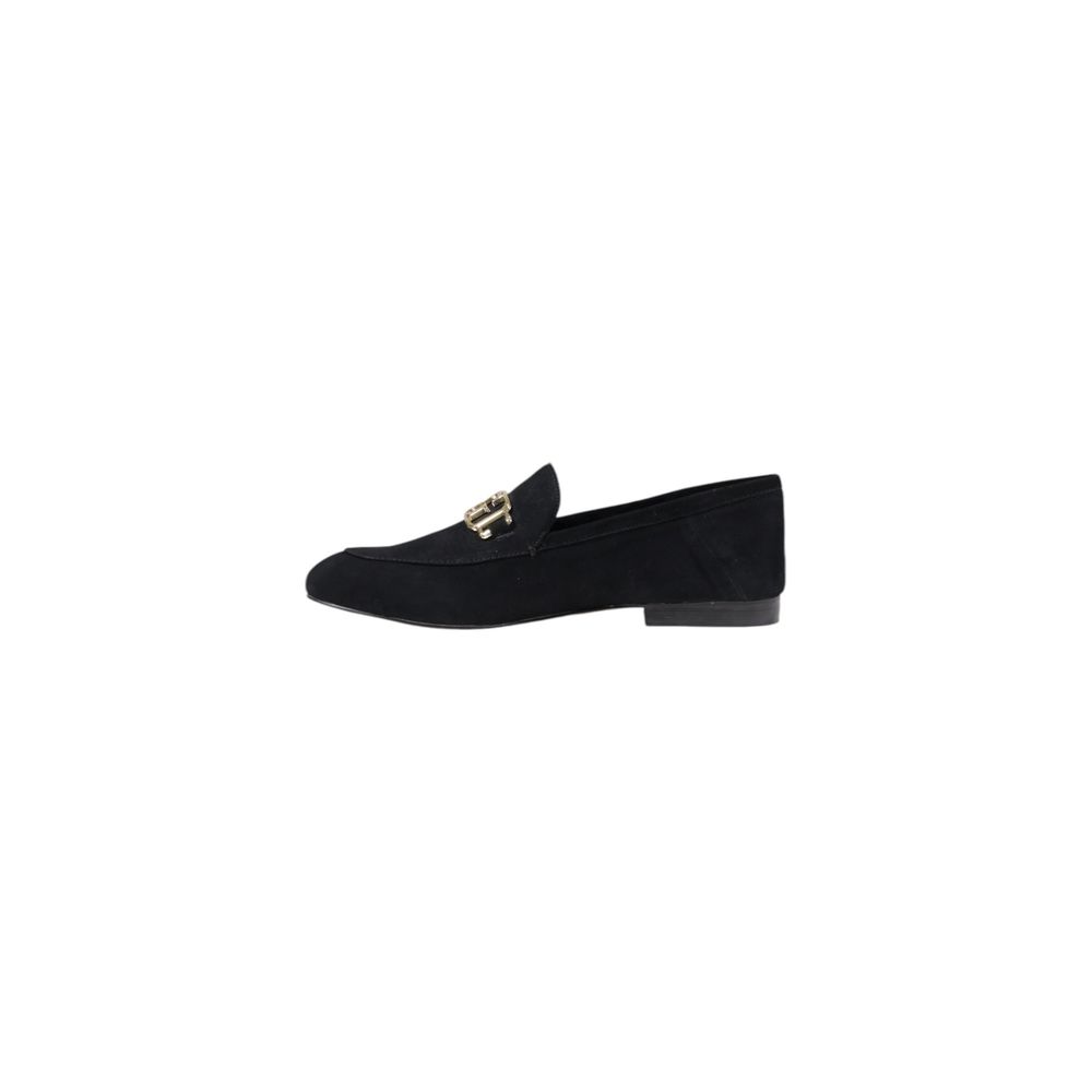 Guess Schwarze Leder Plateau-Pumps