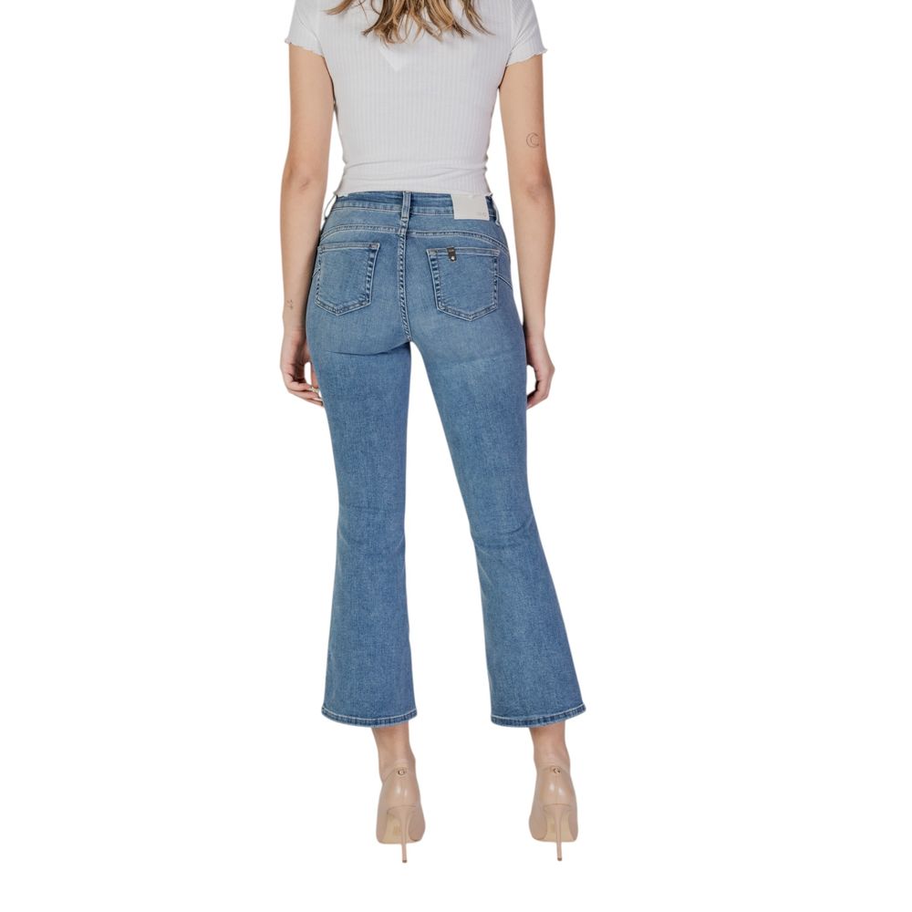 Liu Jo Blaue Bootcut-Jeans aus Baumwolle