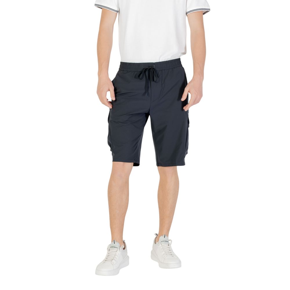 Hugo Boss Blaue Bermuda-Shorts aus Polyester