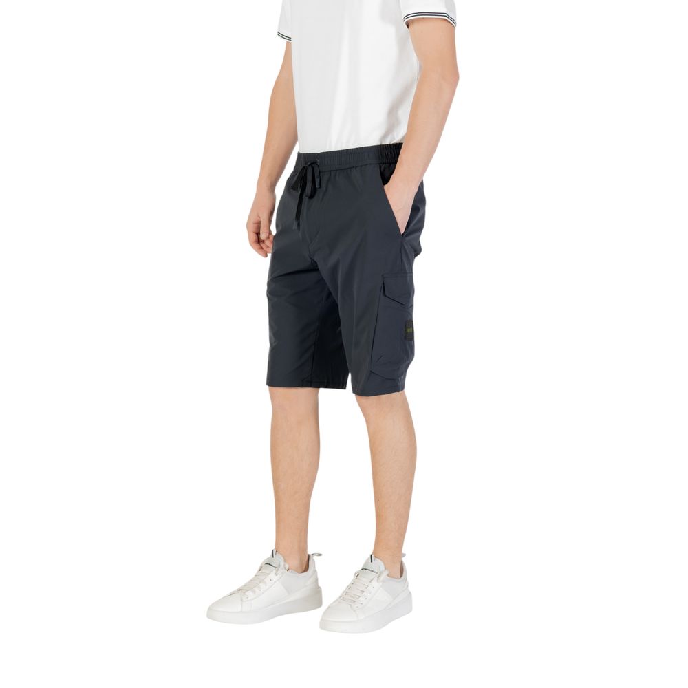 Hugo Boss Blaue Bermuda-Shorts aus Polyester