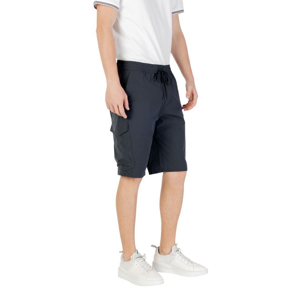 Hugo Boss Blaue Bermuda-Shorts aus Polyester