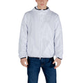 EA7 Emporio Armani Weiße Shell-Jacke aus Polyester