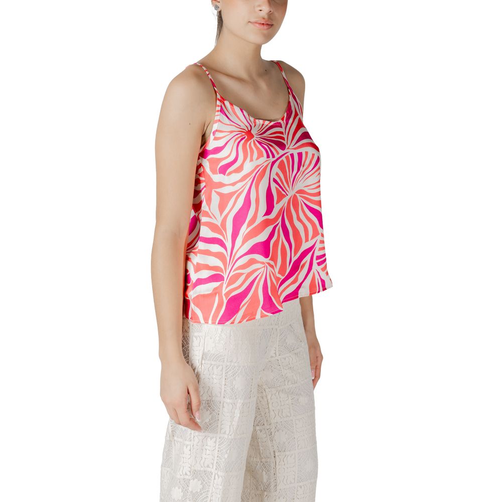 Only Rotes Tank-Top aus recyceltem Polyester