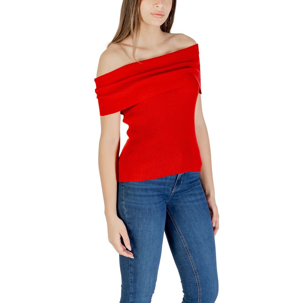 Only Mehrfarbiges Polyester-T-Shirt