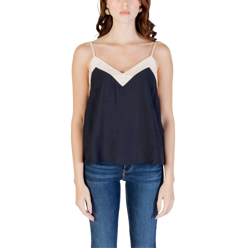 Vero Moda Schwarzes Nylonoberteil