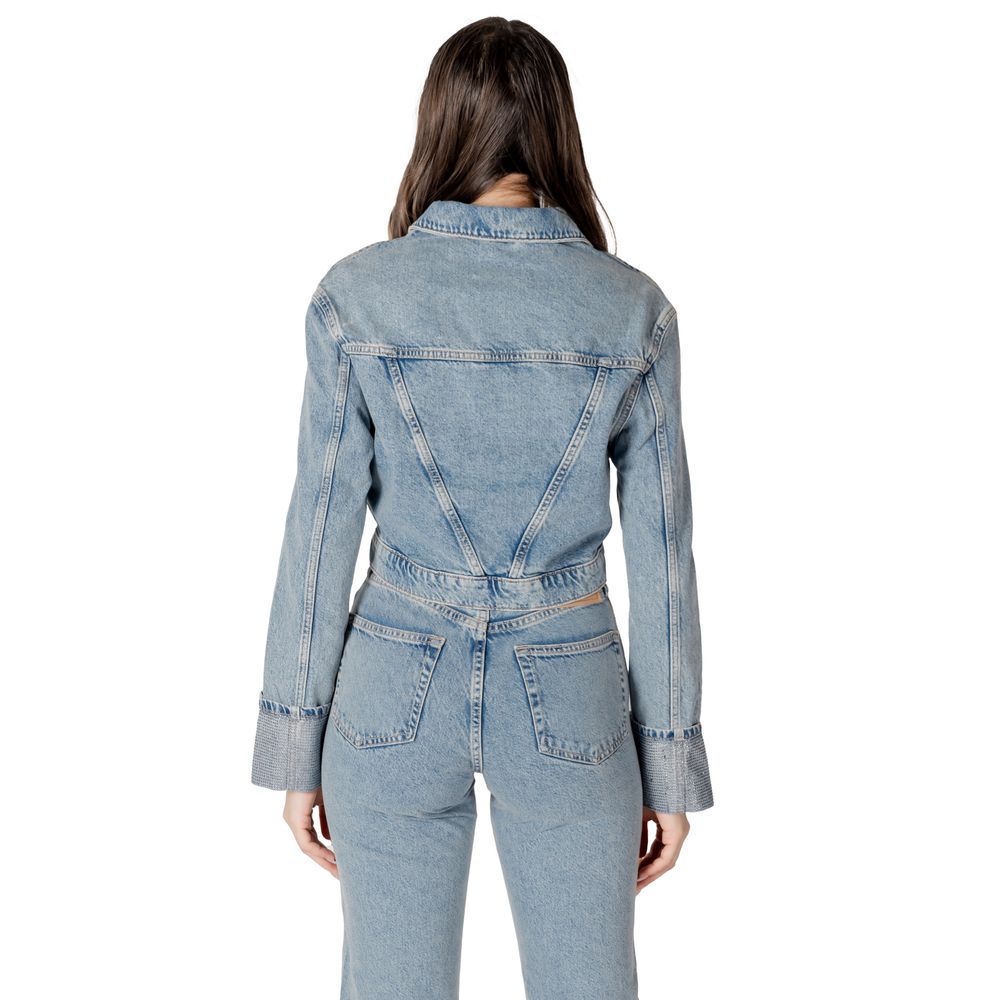Only Hellblaue Bio-Baumwolljacken &amp