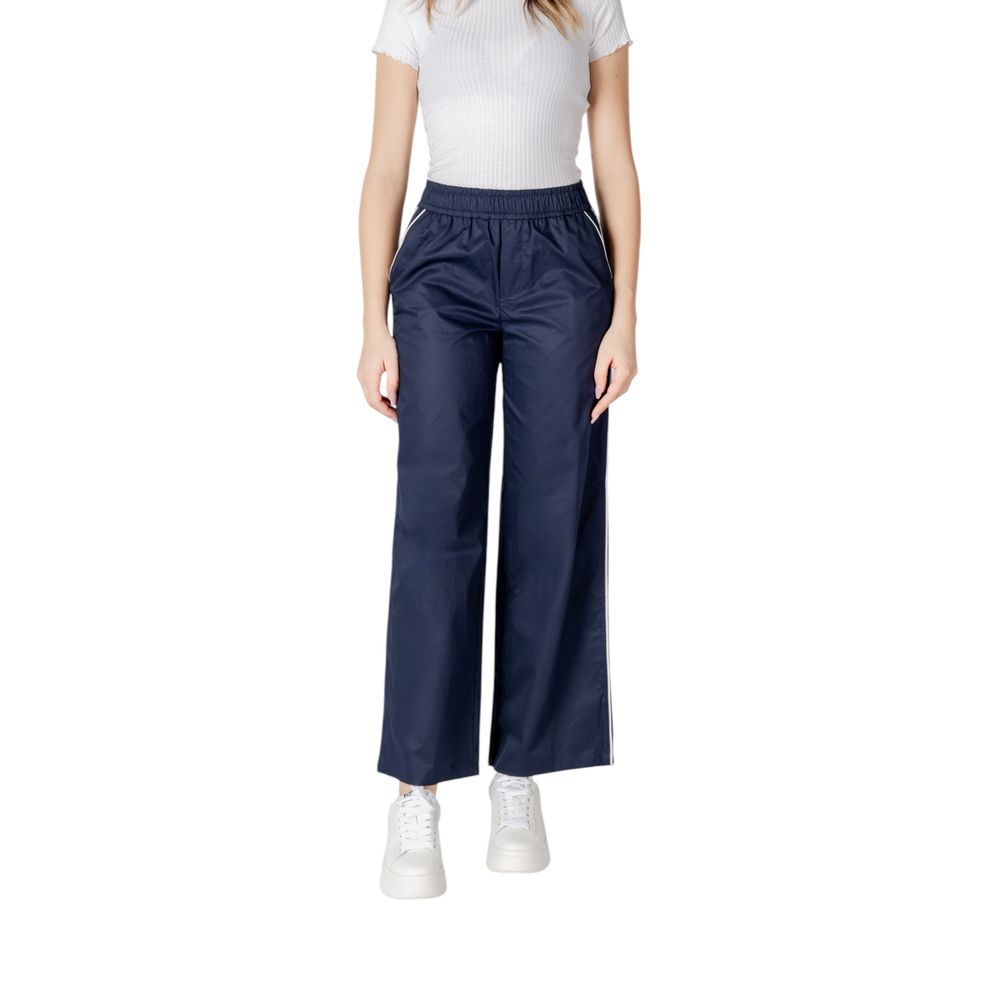 Only Blaue Baumwoll-Freizeithose