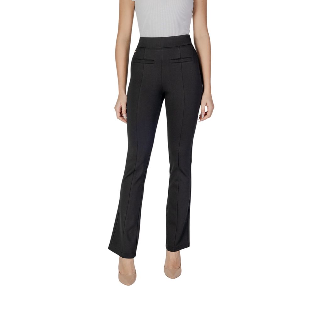 Street One Schwarze Viskose-Skinny-Hose