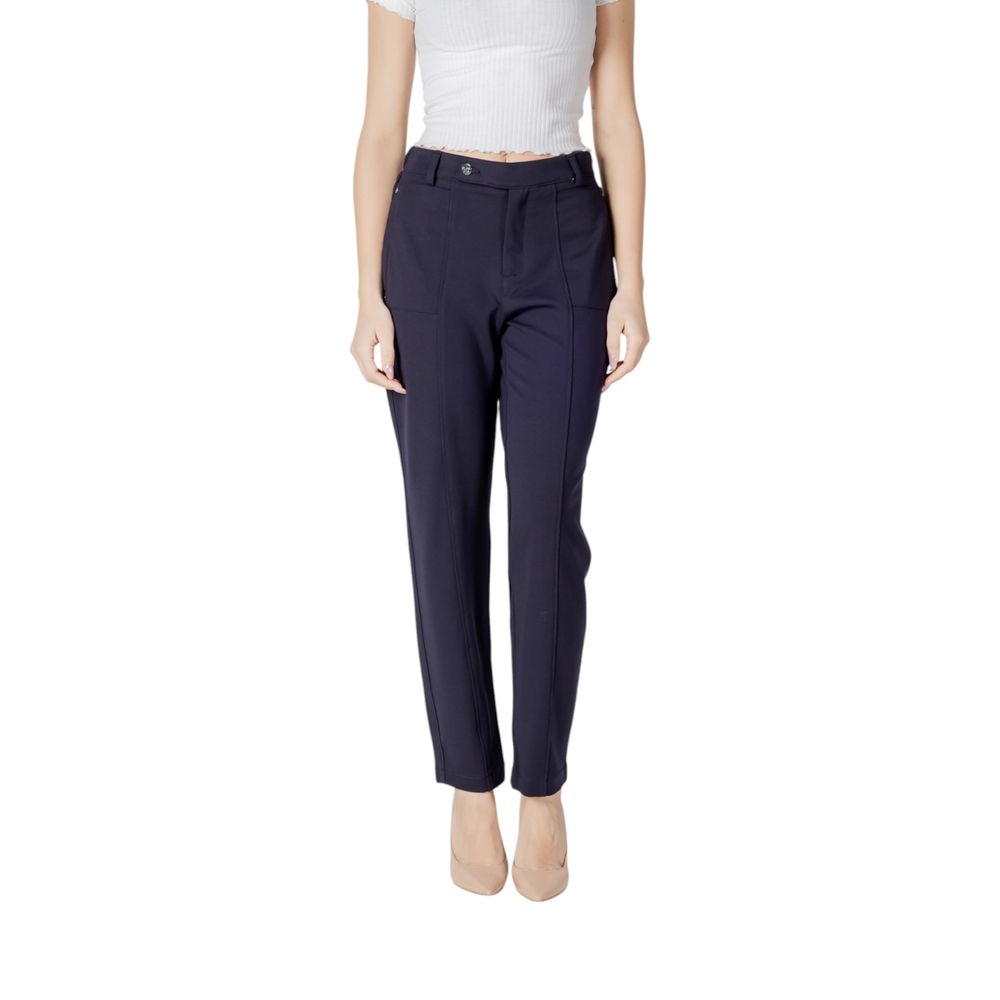 Street One Blaue Freizeithose aus Viskose