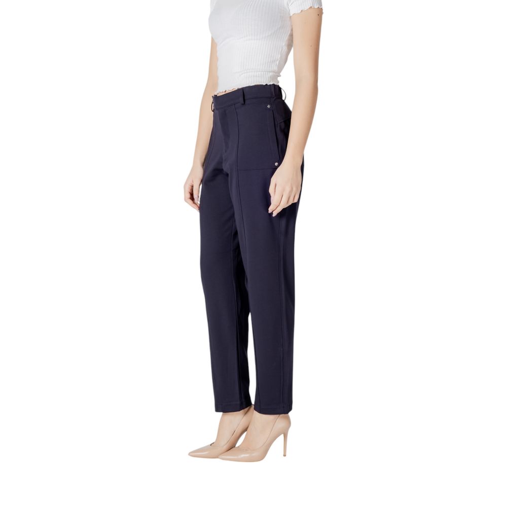Street One Blaue Freizeithose aus Viskose