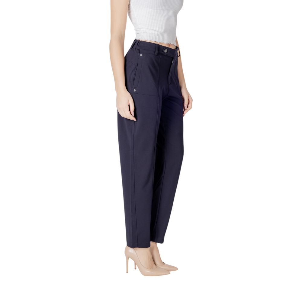 Street One Blaue Freizeithose aus Viskose