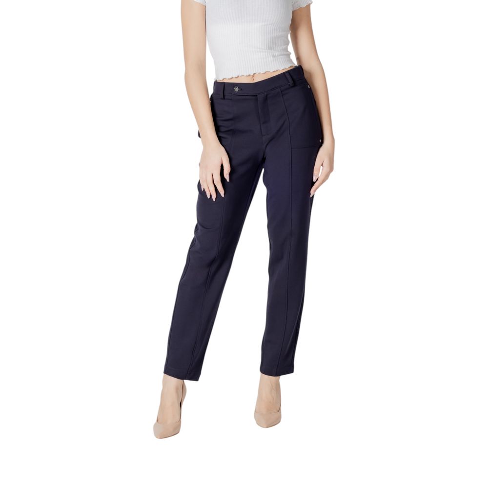 Street One Blaue Freizeithose aus Viskose