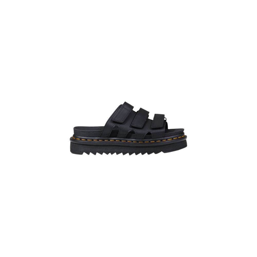 Dr. Martens Schwarze Leder Plateau-Pumps