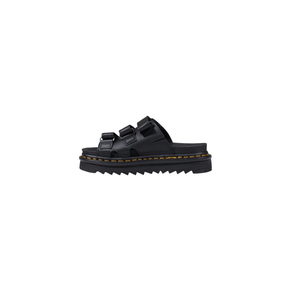 Dr. Martens Schwarze Leder Plateau-Pumps