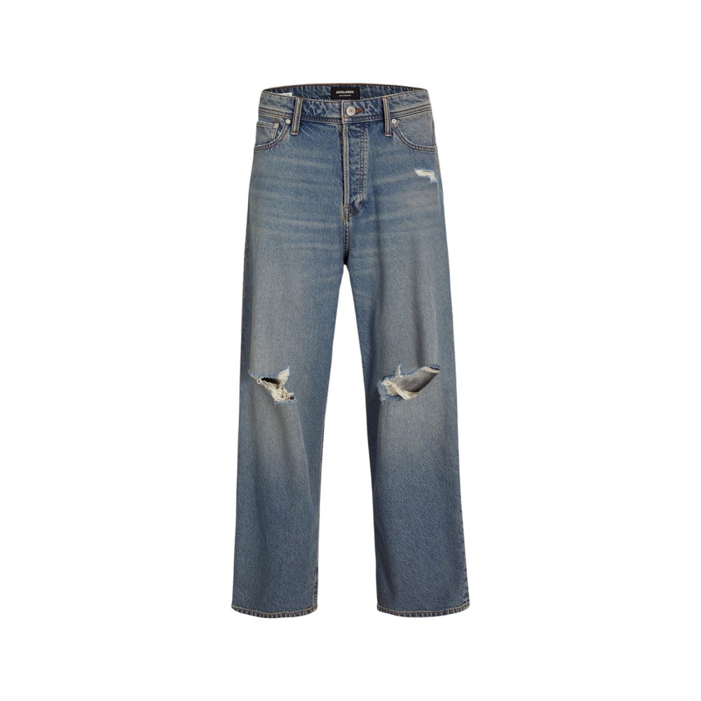 Jack Jones Blaue Baumwolljeans im Relaxed Fit