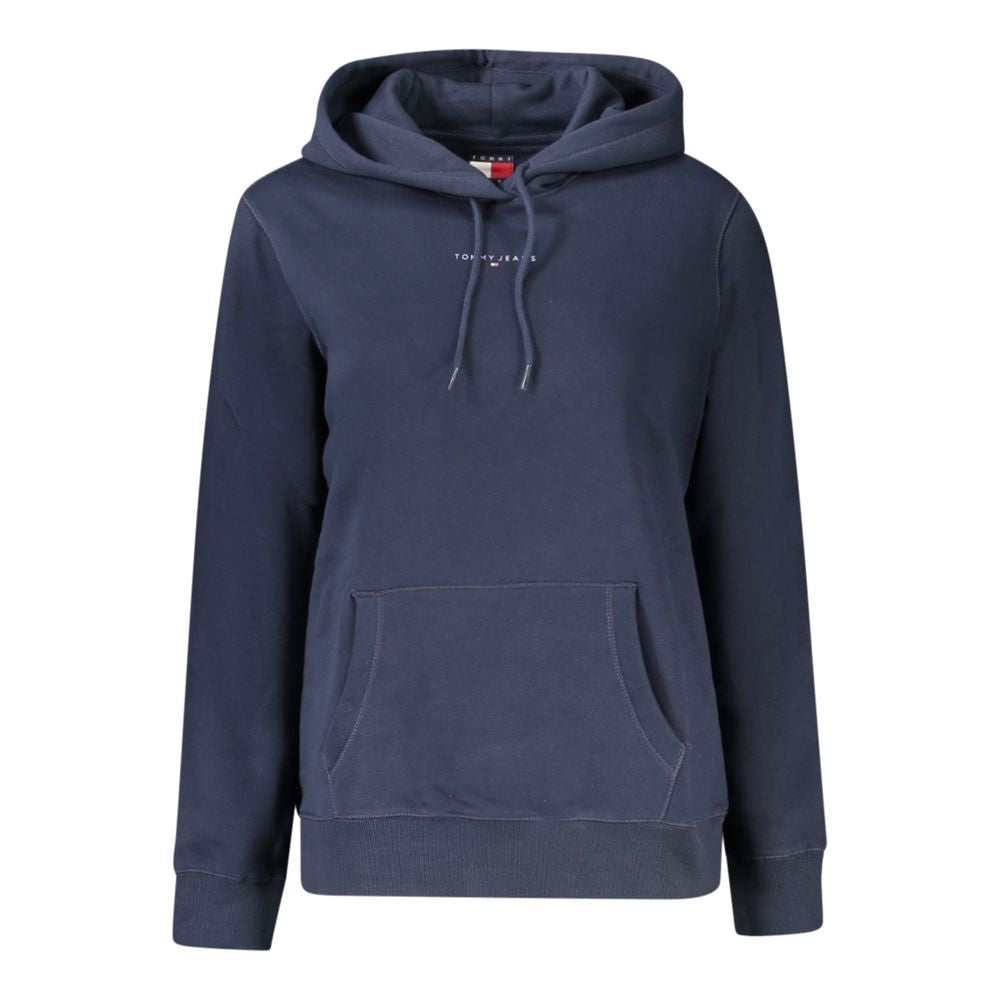 Tommy Hilfiger Blauer Baumwoll-Hoodie für Damen
