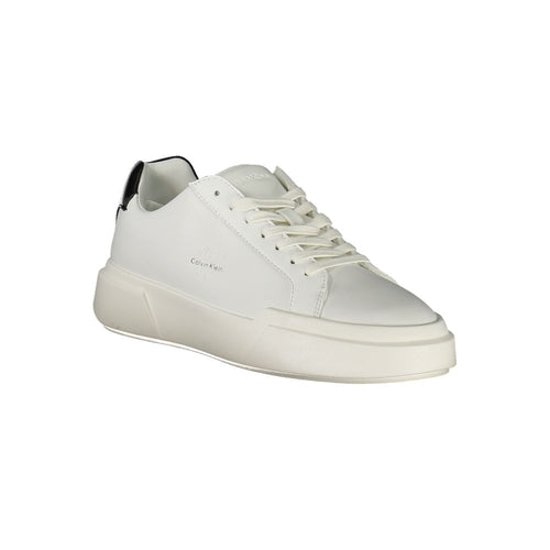 Calvin Klein Bianco Damen-Sneaker aus Polyurethan