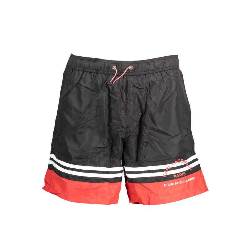 Karl Lagerfeld Schwarze Polyester-Badebekleidung