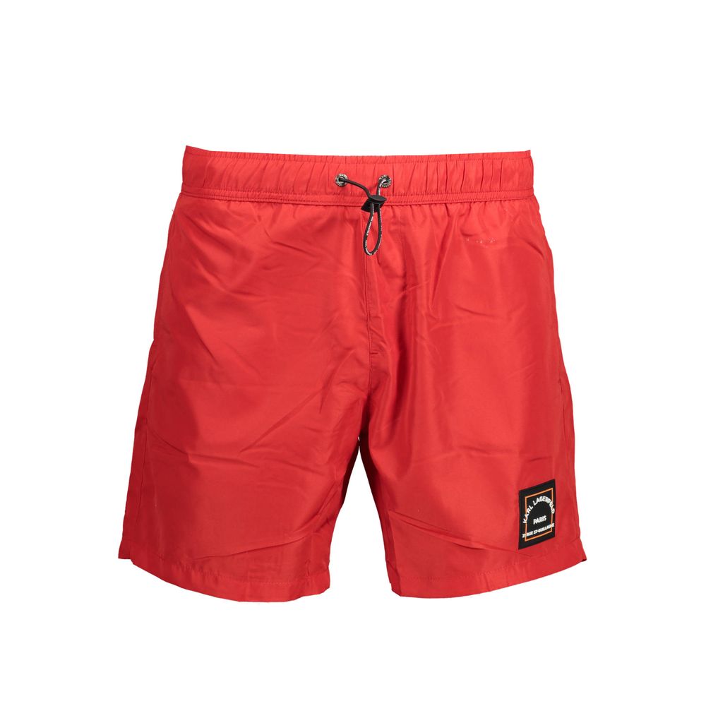 Karl Lagerfeld Rote Polyester-Badebekleidung
