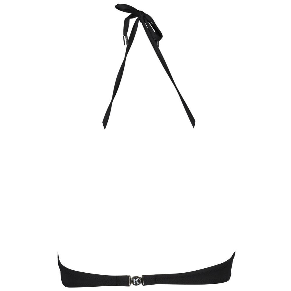Karl Lagerfeld Schwarz Elastan Bademode