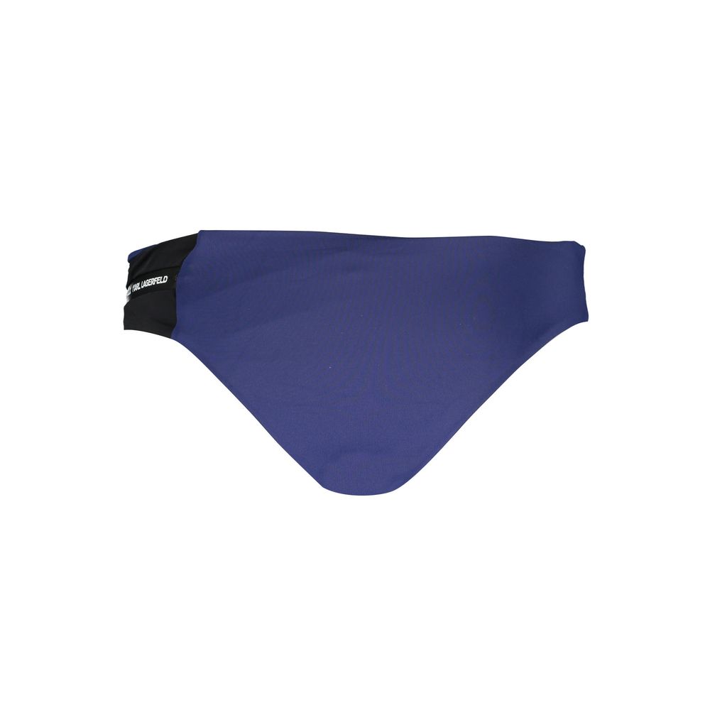 Karl Lagerfeld Blaue Elastan-Badebekleidung