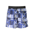 Karl Lagerfeld Blu Polyester Herren Badeshorts