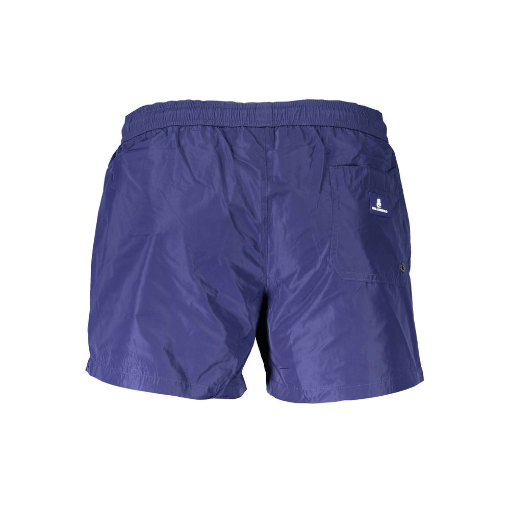 Karl Lagerfeld Blaue Polyester-Badebekleidung