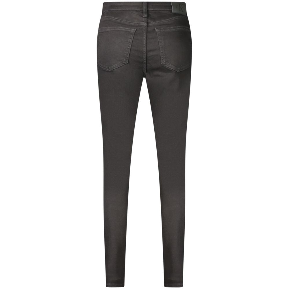 Calvin Klein Schwarze Baumwoll-Jeans für Damen