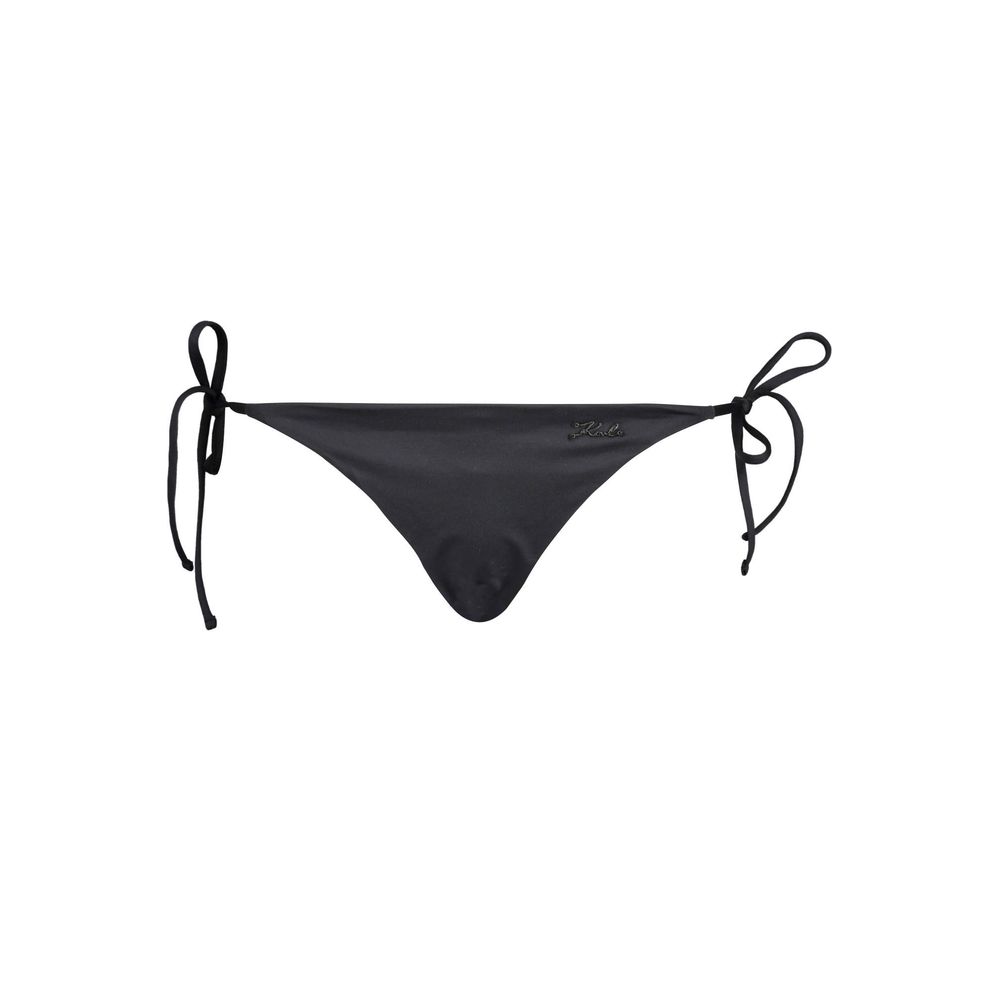Karl Lagerfeld Schwarz Elastan Bademode