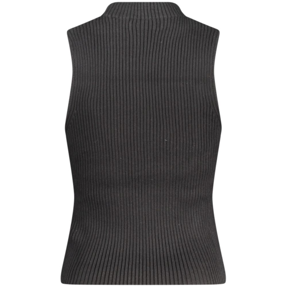 Guess Jeans Schwarzes Baumwoll-Tank-Top