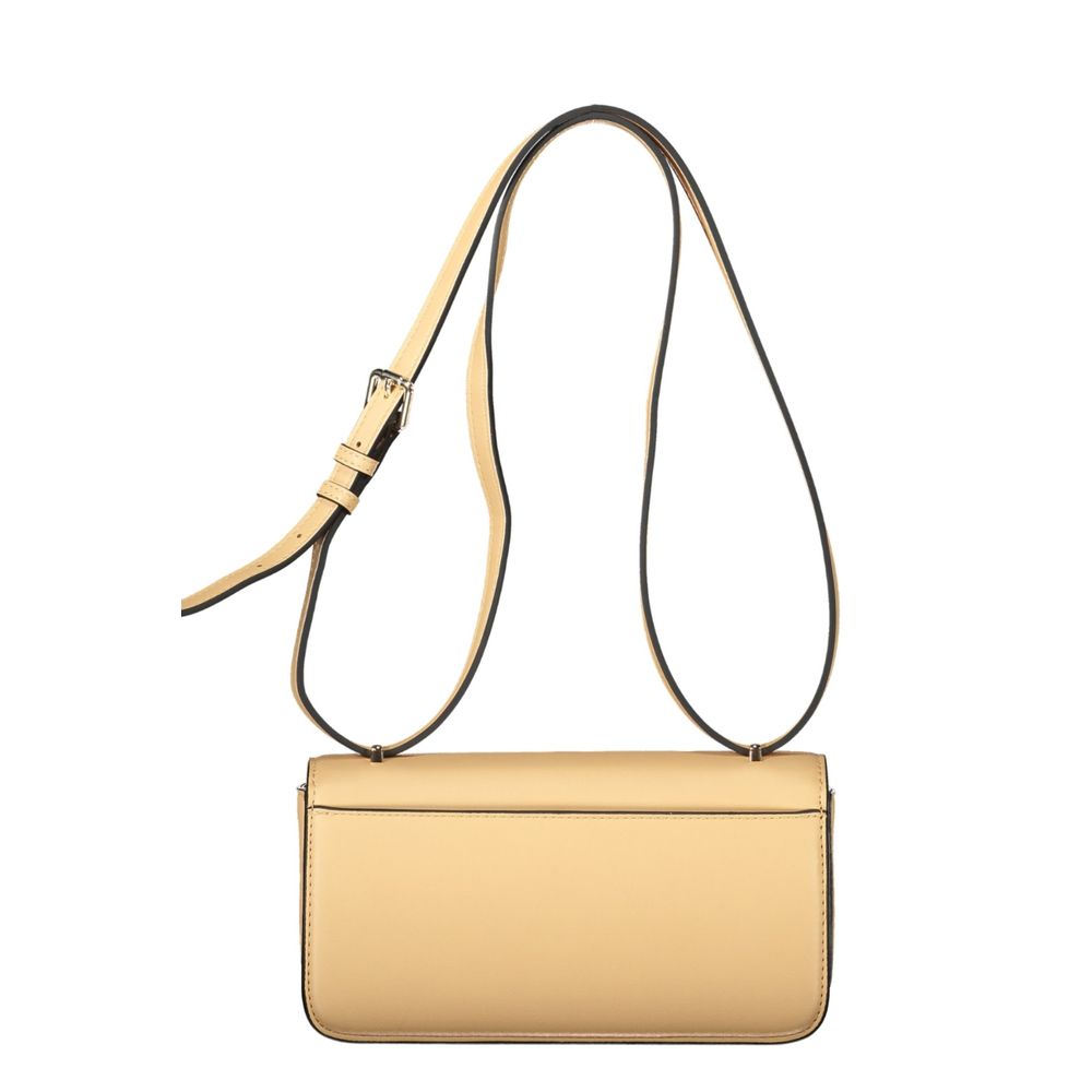 Mario Valentino Damen-Handtasche aus beigem Polyurethan