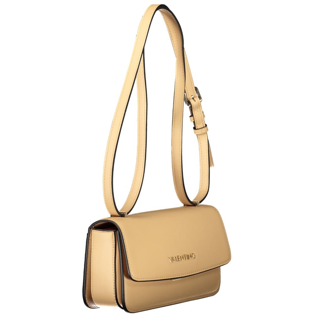 Mario Valentino Damen-Handtasche aus beigem Polyurethan