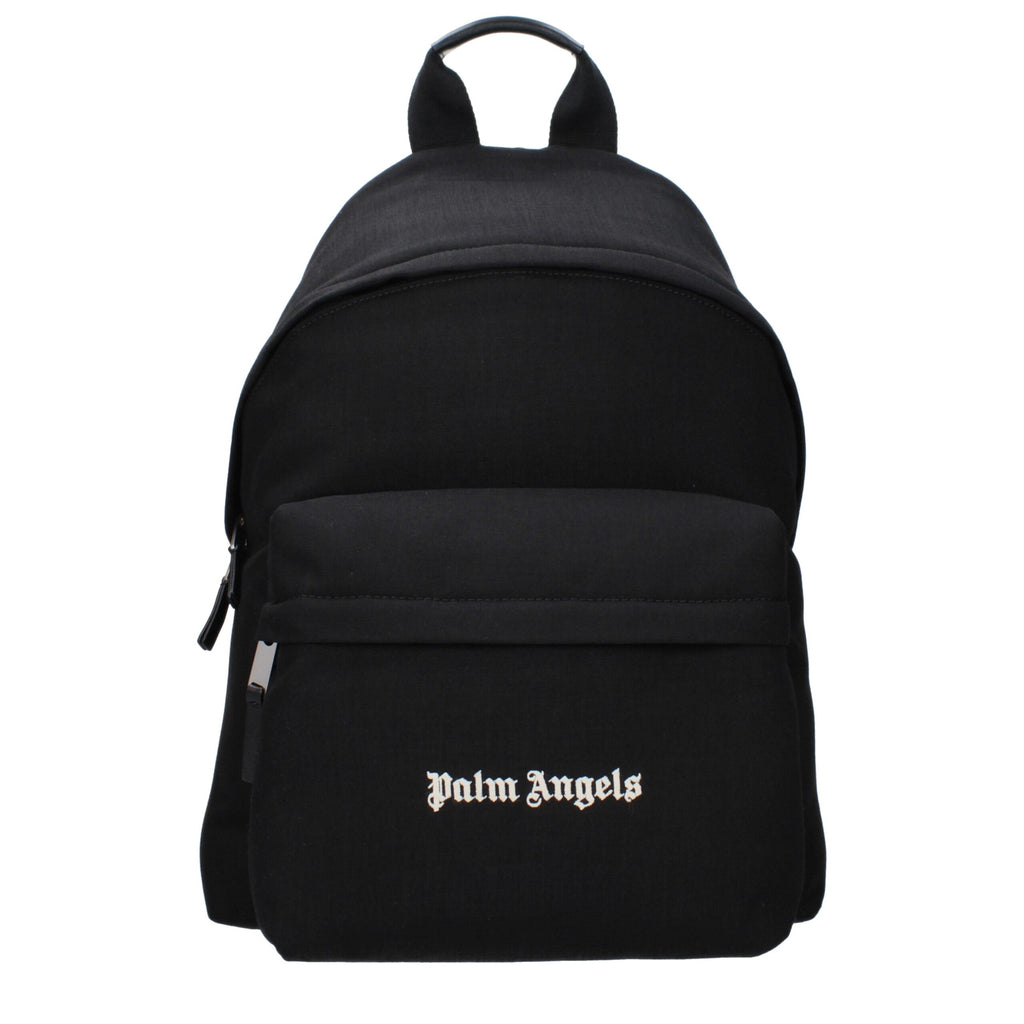 Palm Angels Schwarzer Rucksack aus Stoff