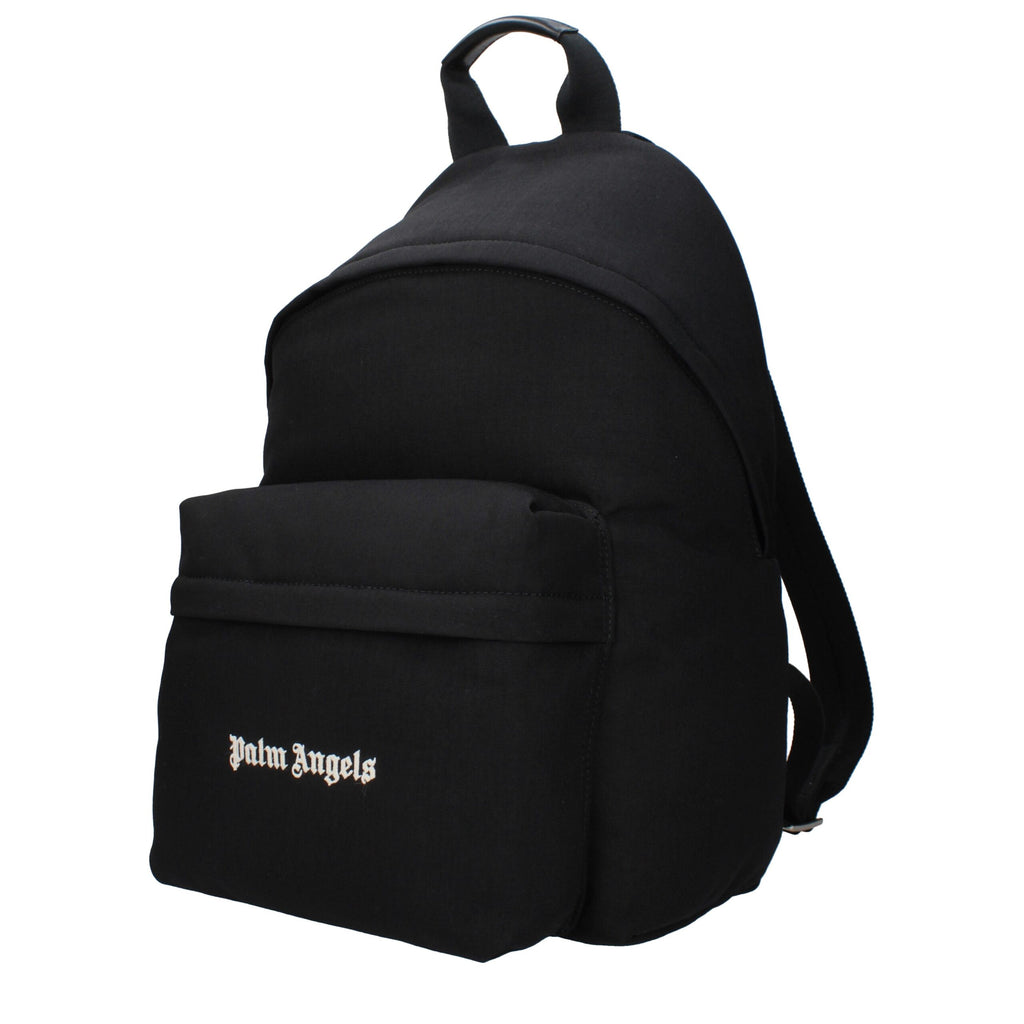 Palm Angels Schwarzer Rucksack aus Stoff