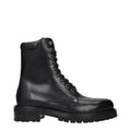 Off-White Schwarze Leder-Stiefeletten
