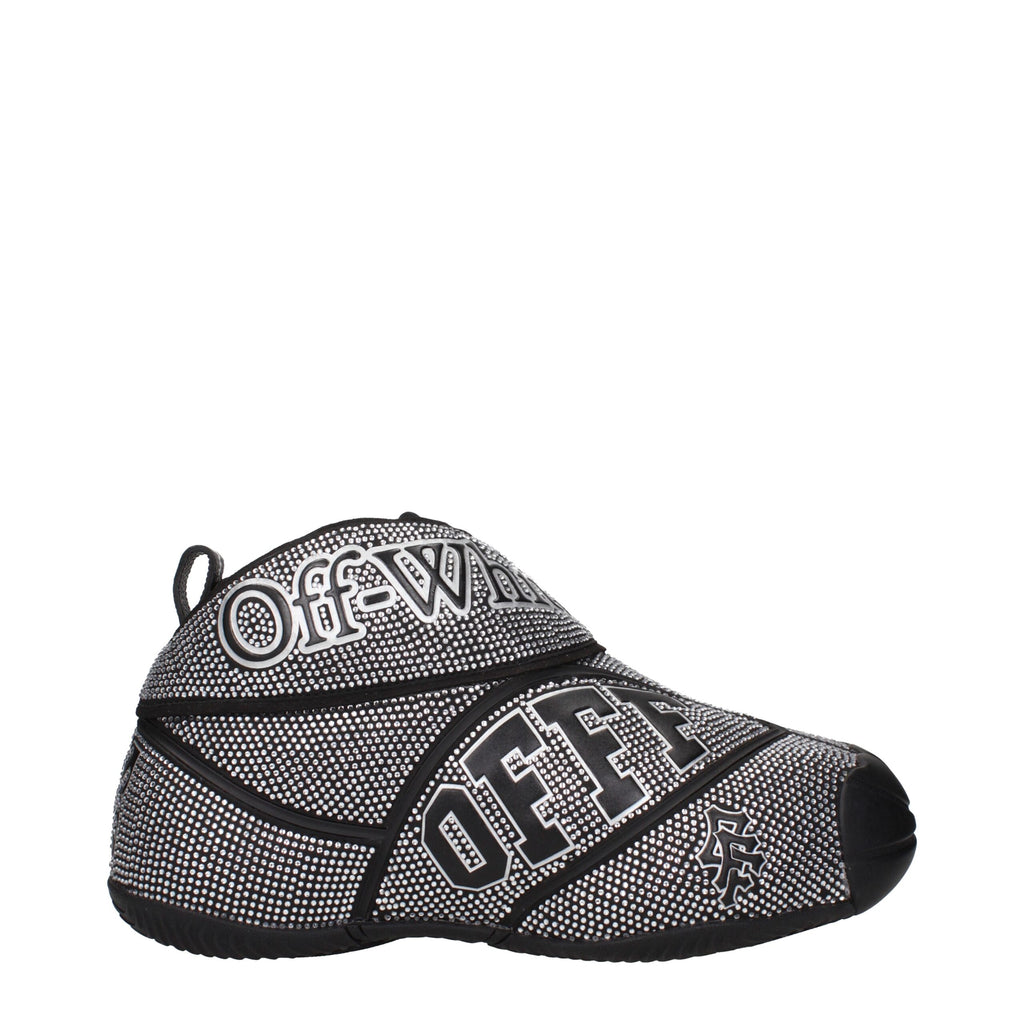 Off-White Schwarz Baumwolle Turnschuhe