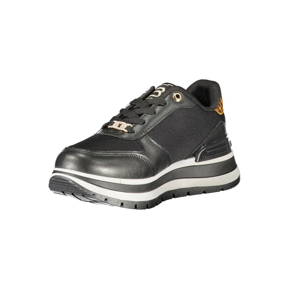 Laura Biagiotti Schwarzer Damen-Sneaker aus Polyester