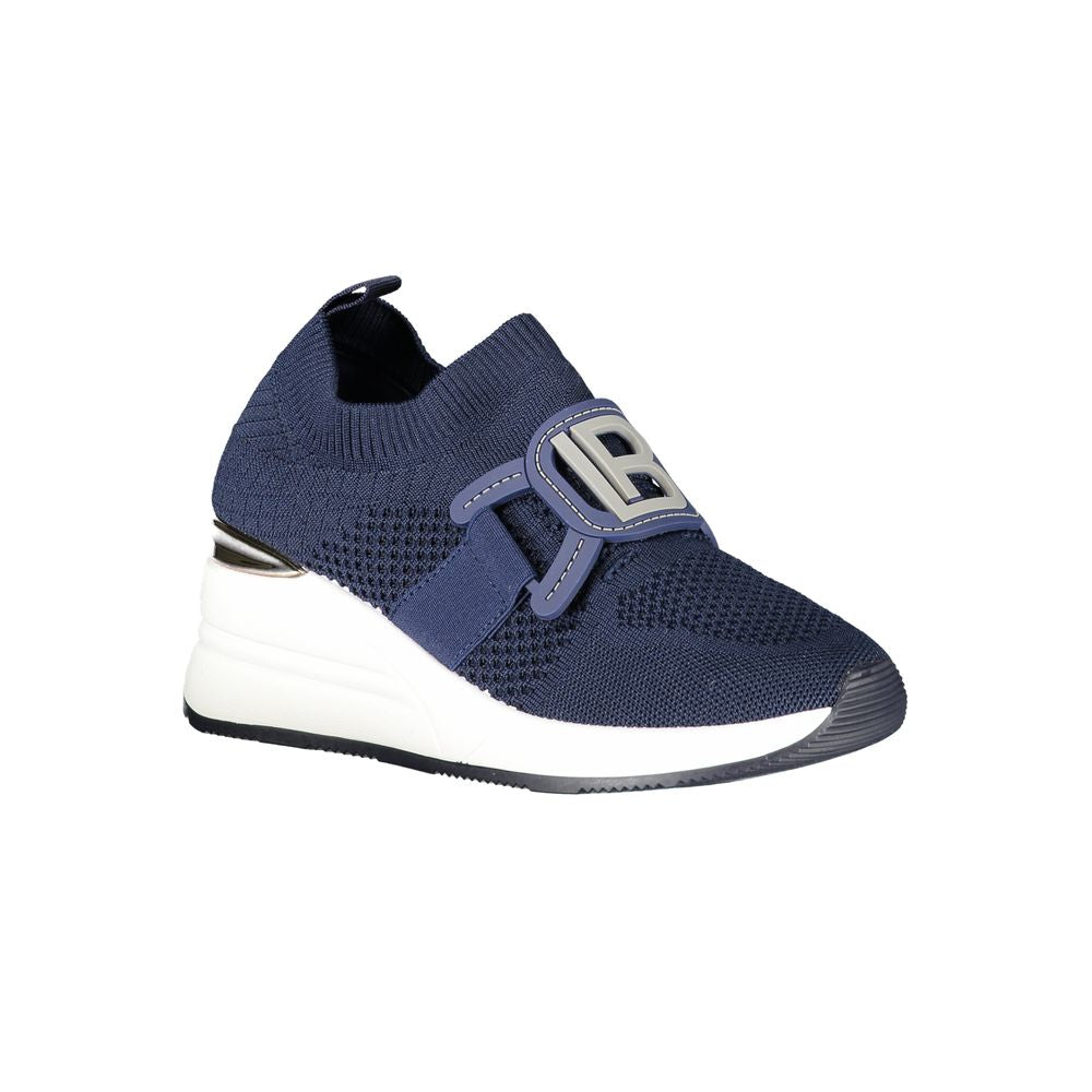 Laura Biagiotti Blaue Sportschuhe aus Polyester