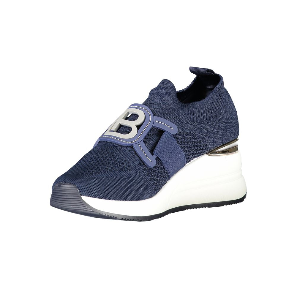 Laura Biagiotti Blaue Sportschuhe aus Polyester