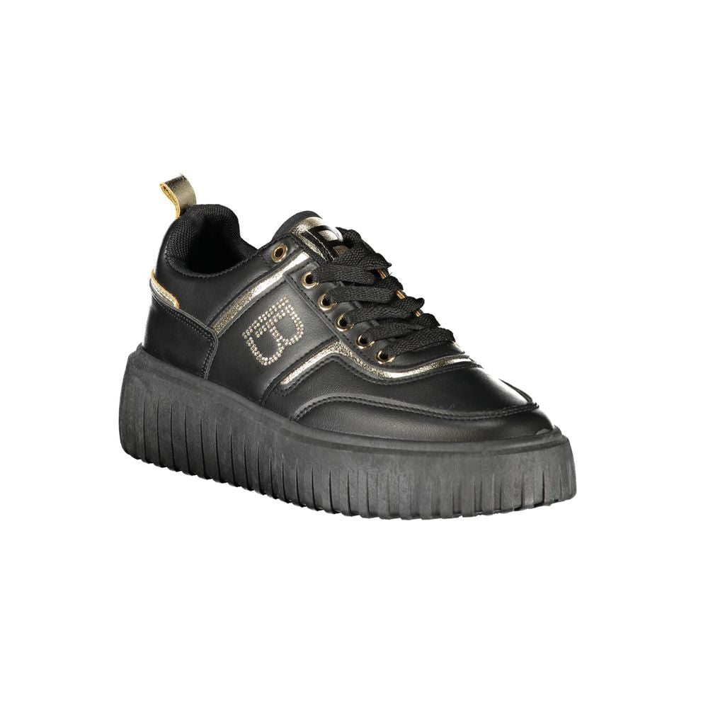 Laura Biagiotti Schwarzer Damen-Sneaker aus Polyester